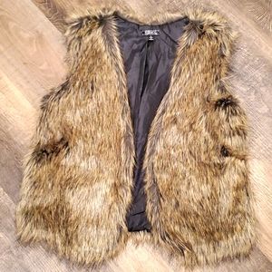 Animal print vest